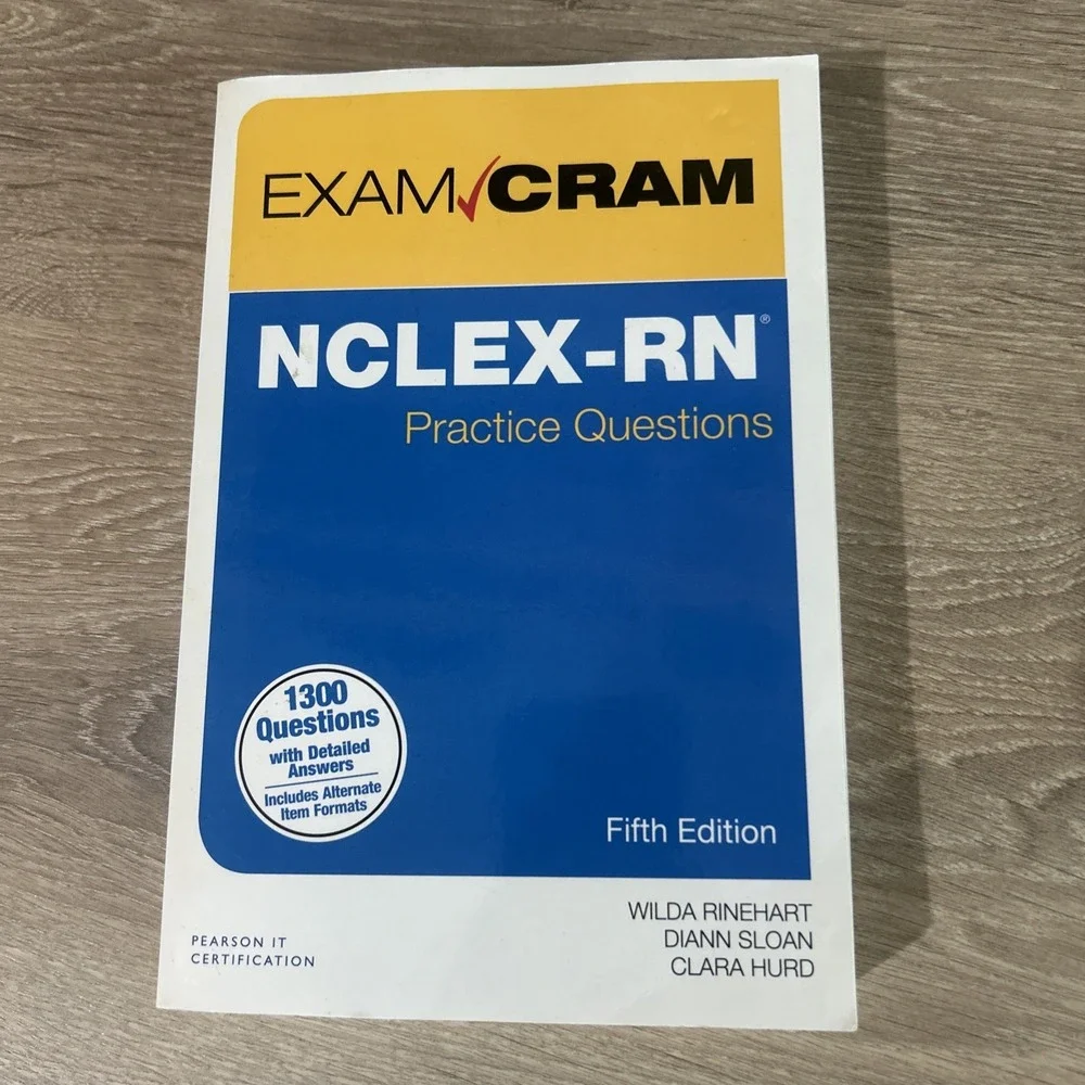 NCLEX-RN Practice Questions Exam Cram 5th Edition Paperback No CD
